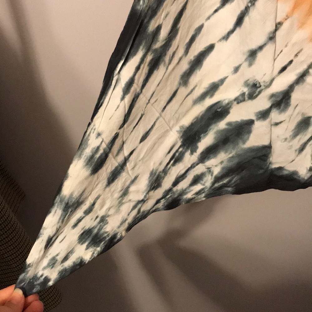 🌻 Sugar & Cream Tie Dye Sand color Halter Dress - Picture 12 of 13